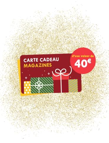 CARTE CADEAU MAGAZINES 40€